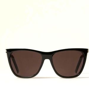 Saint Laurent Black Cat-Eyed Sunglasses